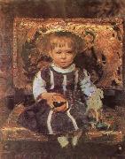 llya Yefimovich Repin, Portrait of the Artist-s Daughter Vera